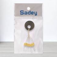 Стопор овальний силіконовий, 6шт/уп, розмір L